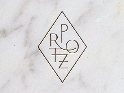 PROTZ architecture marble roman tile typography