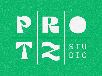 Protz Studio architecture custom tile identity logo typography