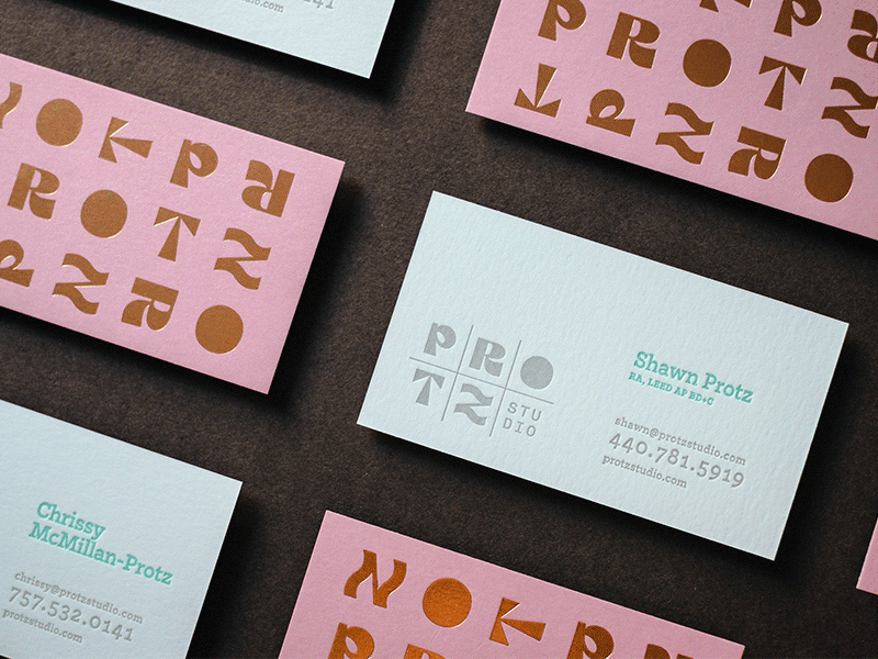 Protz Studio Case Study architecture branding identity logo modular tile typography web design z
