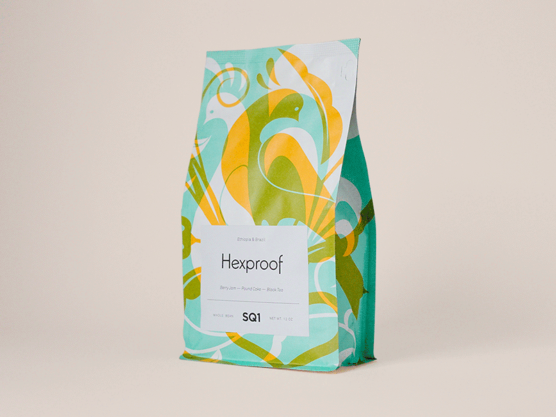 🐤 New Work - SQ1 Packaging 🐦 birds coffee folk art illustration keystone lancaster packaging pennsylvania dutch