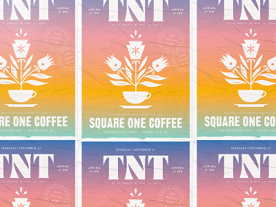 TNT coffee hex sign keystone lancaster nashville poster typography