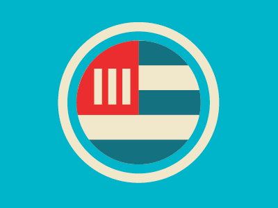 Time for a new Twitter icon america coaches loupe flag geometric icon twitter