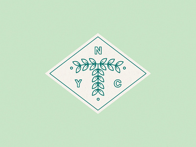 NYC + T branding identity illustration nyc plant tree tree logo typography