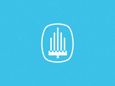 Trowel // Sky Scraper badge branding icon identity illustration logo philadelphia retro skyscraper vector vintage