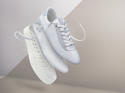Photoshoot - White shoe adv design emotional design industrialdesign photography product