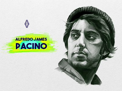 Al Pacino Sketch art artwork branding creative design dribble shot illustration magazine poster sketch