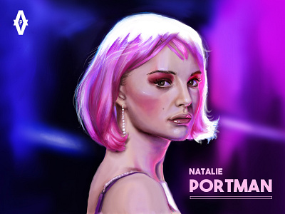 Natalie Portman Art animation art artwork branding design dribble shot graphic design illustration logo poster ui vector