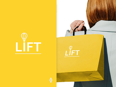 Lift logo logo logodesign mockup packaging product design