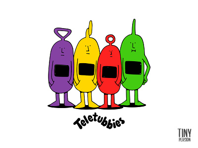 Teletubbies adobe illustrator art artwork cartoon design illustration illustrator ipad pro ipadpro kids