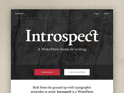 Introspect calendas plus theme wordpress