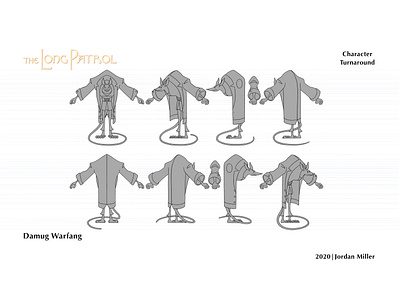 Damug turnaround sheets character character design visual development