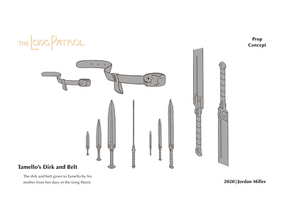 Tammo prop sheet prop design props visual development