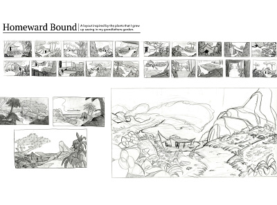 Homeward Bound background layout prop design props visual development