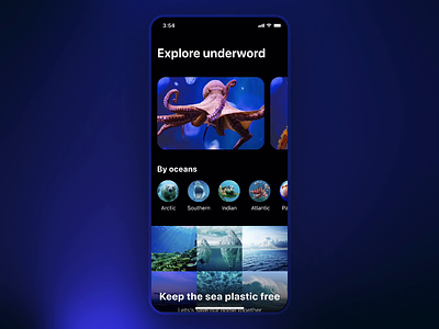 Save the Ocean | ProtoPie animation app interaction ios mobile pieday ui ux