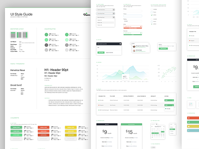 EL Passion UI Style Guide color pallete drop down elements elpassion form guidelines interface style guide typography ui design ui kit user interface