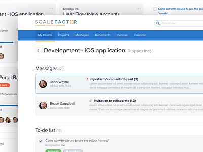 Project details (dashboard) account application board cart dashboard menu navigation project ui ux workflow