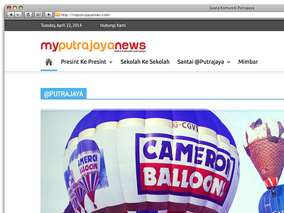 MyPutrajayaNews malaysia news portal redesign website