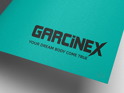 Garcinex V2 beauty black green health logo product typography wordmark