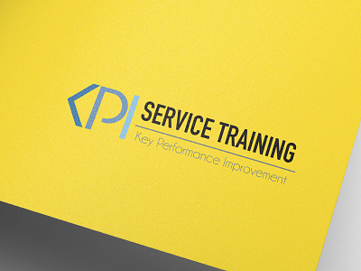 KPI Service Training bold brand identity classic logo minimalist plumber