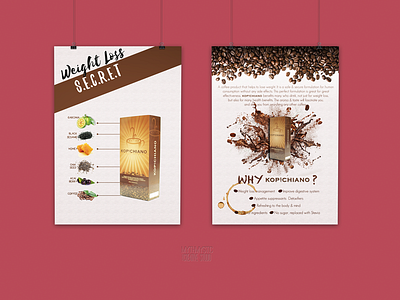 Kopichiano branding coffee flyers marketing