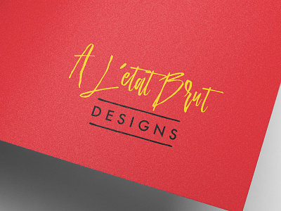 A L'etat Brut Designs classic design logo minimalist