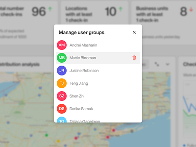 Manage user groups design systems ui modal