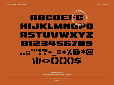 DAGSEN Inked font type type design typeface typography