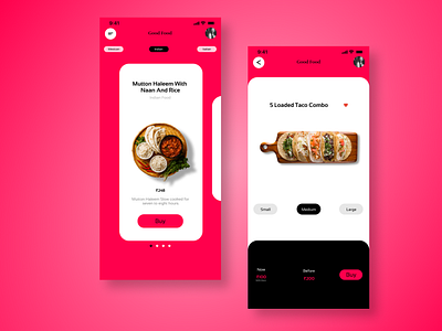 Food App Design Idea