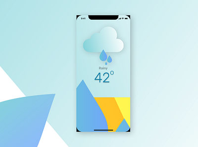 Weather App Design - Part 2 app design icon illustration logo ui ui design uiux ux ux design