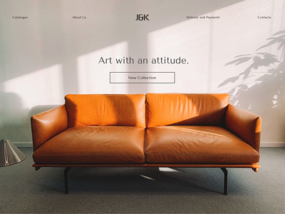 Furniture Website Landing Page