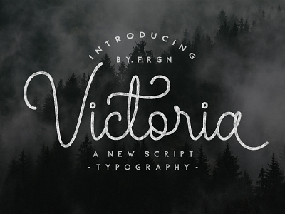Victoria Monoline Script