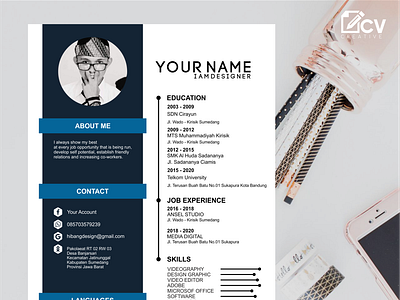 Resume design Attractive and Professional