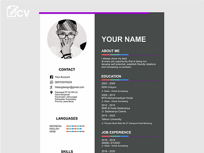 Professional CV resume  design