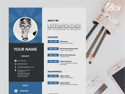 Design CV Attractive job applications