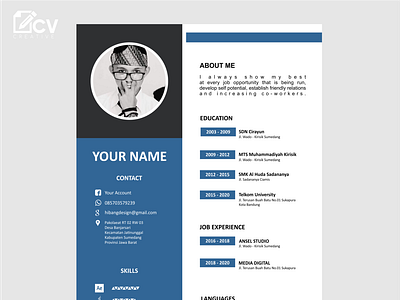 Design CV Attractive job applications