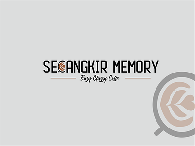Secangkir Memory abstract beauty brand design branding coffe logo design illustration letters logo logo concept logotype minimal natural