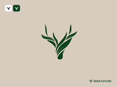 Deer nature beauty brand brand and identity brand identity branding deer deer nature design illustration logo logo concept minimal natural vector