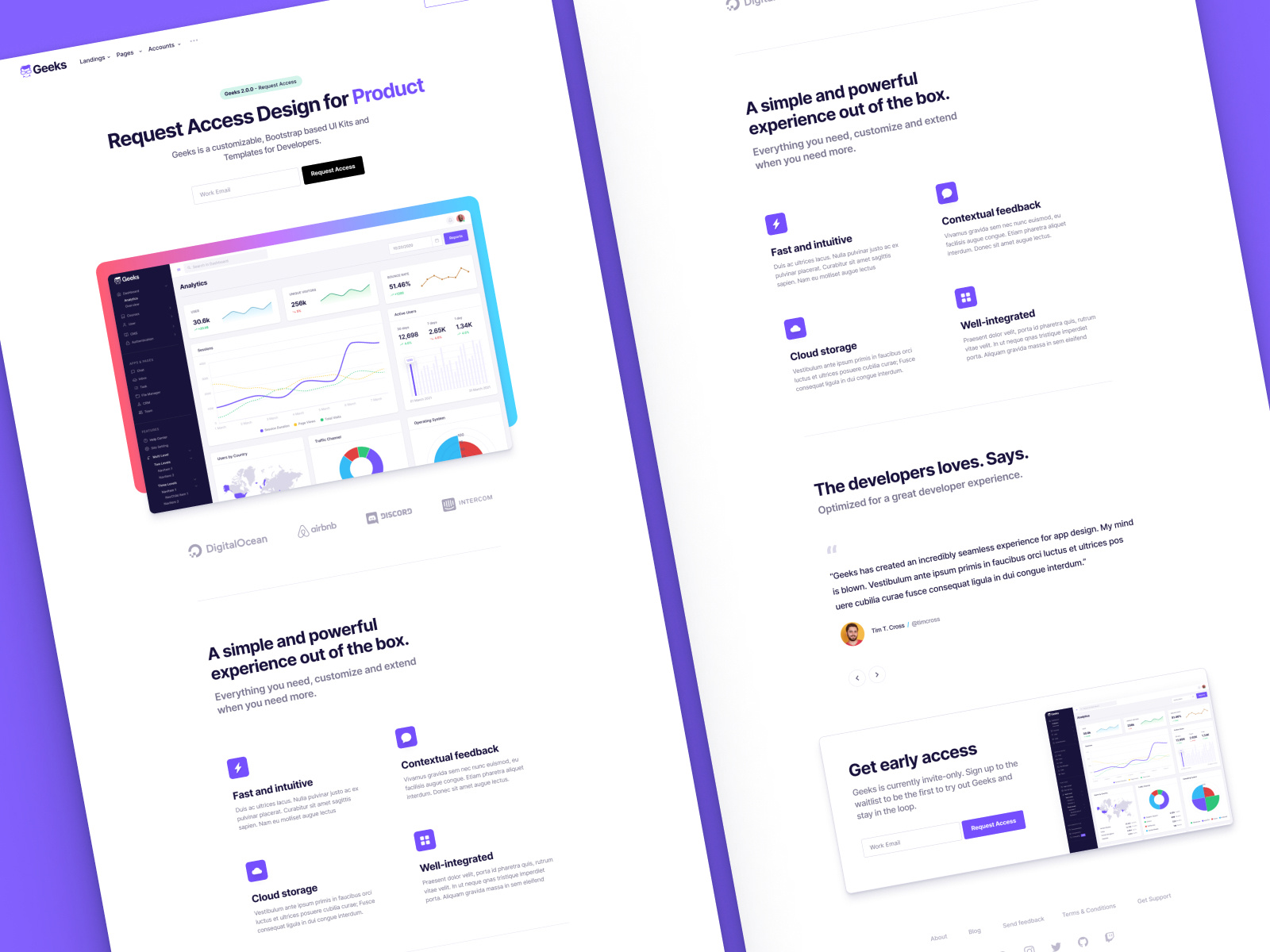 Geeks UI - Bootstrap 5 Landing Page by codescandy on Dribbble