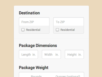 Shipmate Interface