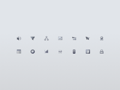 Monochromatic Icons for Nav Bar