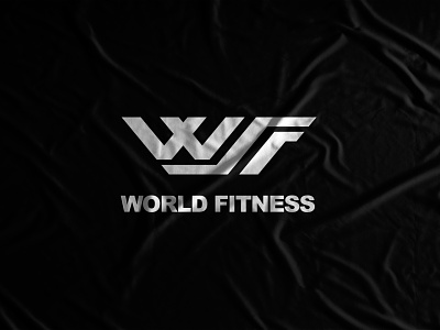 Project "WORLD FITNESS" logo typography дизайн фирменный стиль