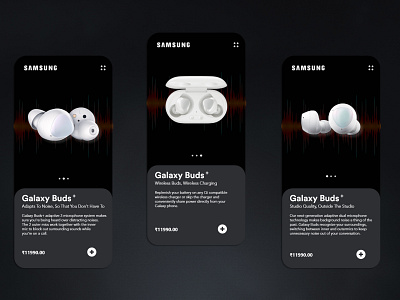 Samsung Galaxy Buds+ Product Page Prototype