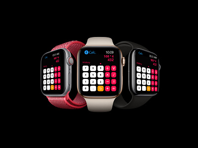 Calculator Prototype For iWatch Series 5 44mm