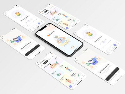 Headspace Mobile Application Redesign adobexd design figma photoshop product page ui web