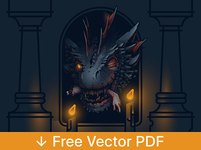 Drogon Free Vector dragon drogon free game of thrones head night vector window wink