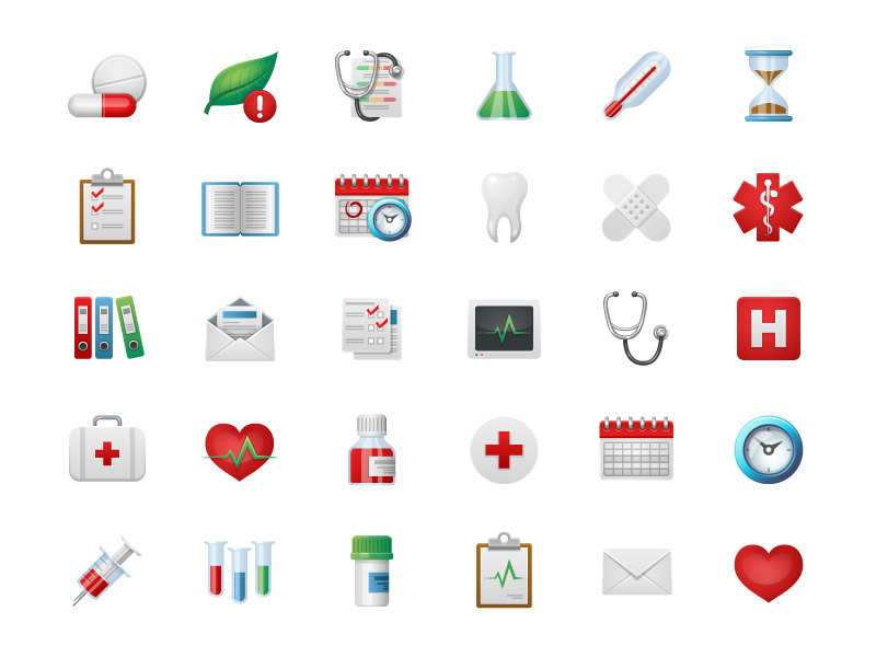 Medical Icons by Monter for DemSt team on Dribbble