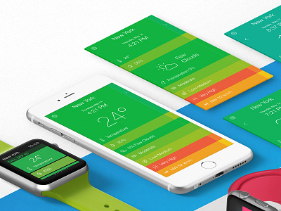 Stay or Go app apple watch colors design forecast ios iphone ui weather