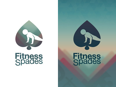 Fitness Spades Icon app cards fitness game icon logo push up push ups spades sport