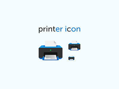 Printer Icon document flat icon office print printer