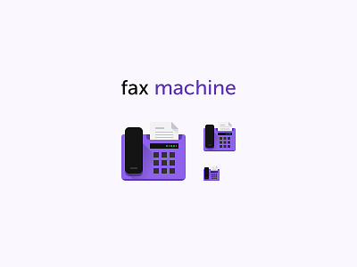 Fax Machine Icon contact copy document fax fax machine flat icon message print